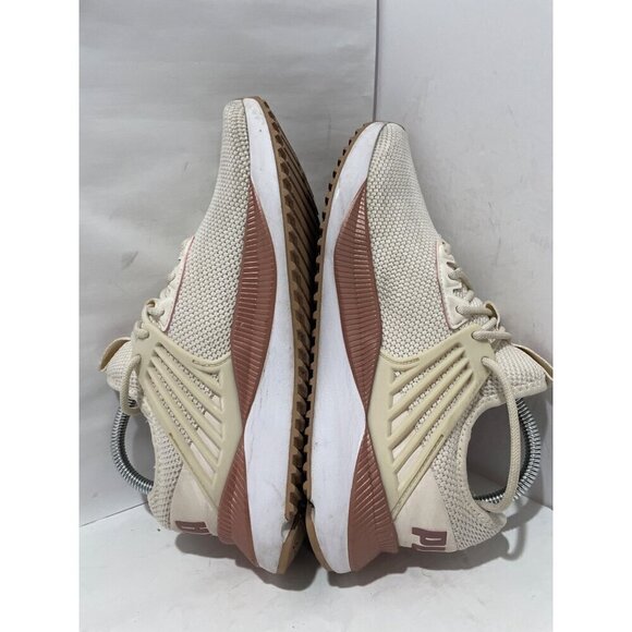 PUMA WOMENS PACER FUTURE ATHLETIC SNEAKERS EGGNOG WHITE ROSE COLOR SIZE 8.5 - Picture 4 of 6